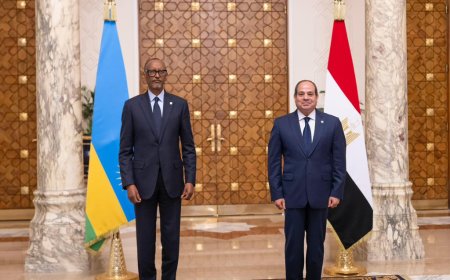 Perezida Kagame yageze i Cairo mu ruzinduko rw’akazi
