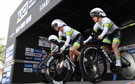 Ikipe ya Australia ikoreye amateka muri Shampiyona y'isi y'Amagare hano mu Rwanda