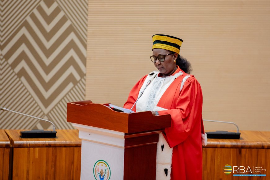 Domitilla Mukantaganzwa Launches 2025/26 Judicial Year, Urges Settling Disputes Through Mediation