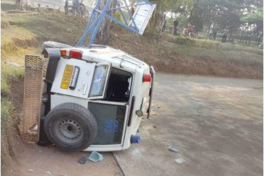 Nyanza: Imbangukiragutabara yakoze impanuka