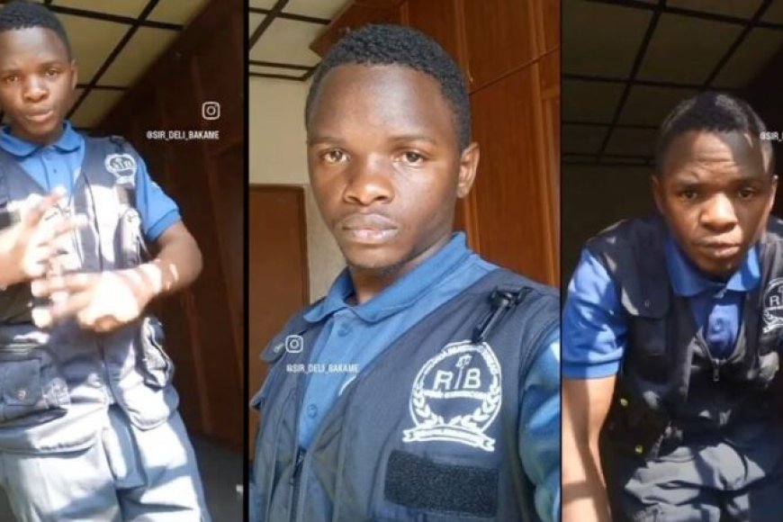 RIB yafunze Ndagijimana wagaragaye mu mashusho yambaye imyenda yayo atayikorera