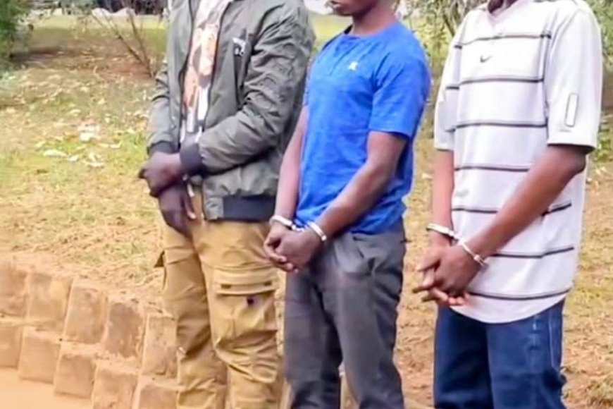 Polisi yerekanye bya bisambo bitatu