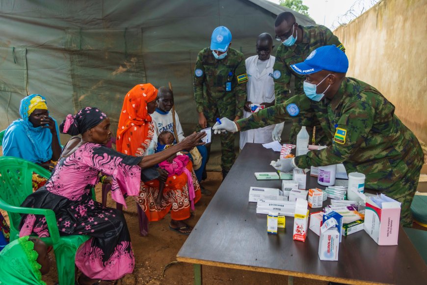 Centrafrique: Ingabo z’u Rwanda zatanze serivisi z’ubuvuzi ku buntu ku barenga 200