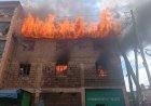 Nairobi: Fire Erupts at Chemical Building in Kariobangi North, Sparks Panic Among Residents