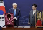 Koreya y'Epfo:Trump yahawe umudari w'icyubahiro