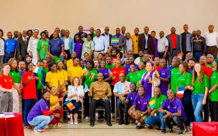 Minister Nsengimana Welcomes New Cohort of 50 OIF French Teacher-Volunteers to Rwanda