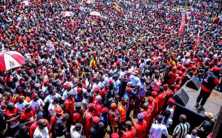 Ubwitabire bw'abaje gushyigikira Bobi Wine (Amafoto)