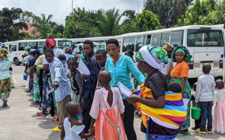 U Rwanda rwakiriye abanyarwanda bakabakaba 400 bari barahejejwe muri Congo na FDLR