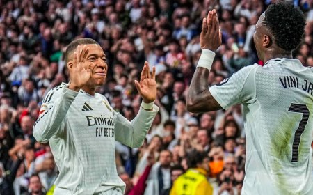 Kylian Mbappé yaciye amazimwe ku bivugwa hagati ye na Vinicius Jr
