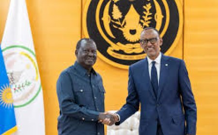 Perezida Kagame yihanganishije Kenya ku rupfu rwa Raila Odinga
