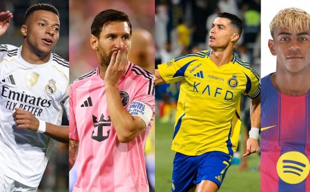 Ronaldo akubye Kabiri Messi! Akayabo k'amafaranga abakinnyi binjije muri 2025