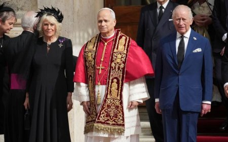 Umwami w’u Bwongereza na Papa basengeye hamwe ku nshuro ya mbere mu myaka 500