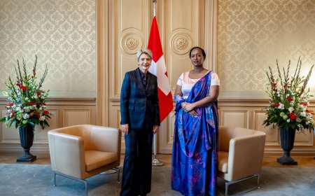 Ambassador Urujeni Bakuramutsa Presents Letters of Credence to the President of the Swiss Confederation