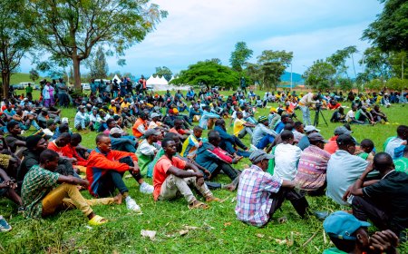 Huye: Mu bikorwa by’umuganda hatewe ibiti birenga 4,500 ku buso bwa hegitari 4.5