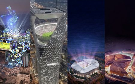 Sitade izaba iri mu kirere hejuru! Ibitangaza kuri Sitade zizaba mu gikombe cy'isi kizakirwa na Saudi Arabia muri 2034