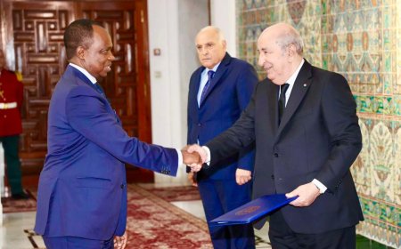 Amb. Vincent Karega Presents Credentials to Algerian President Abdelmadjid Tebboune