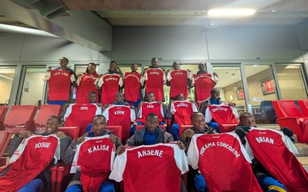 Abana 15 b’Abanyarwanda bari mu mahugurwa muri Arsenal FC