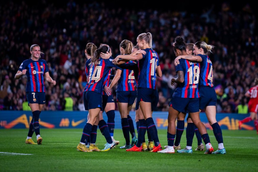 FC Barcelona y'Abagore yasebeje bikomeye Bayern Munich yo mu Budage