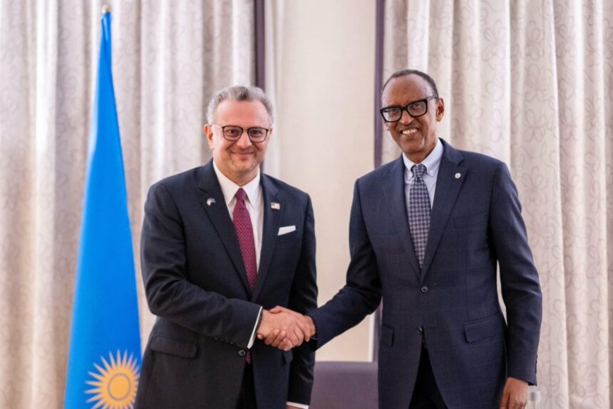 Perezida Kagame yahuye n’Umujyanama wa Perezida wa Amerika, baganira ku gushimangira amahoro mu Karere