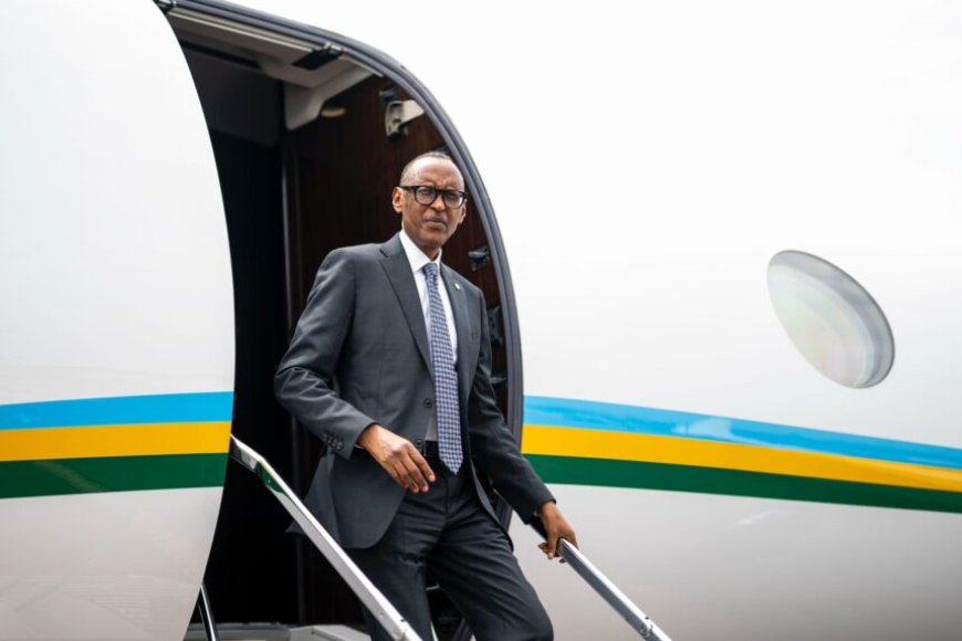 Perezida Kagame yegeze mu Bubiligi aho ahurira na bamwe mu bakuru b’ibihugu barimo Tshisekedi