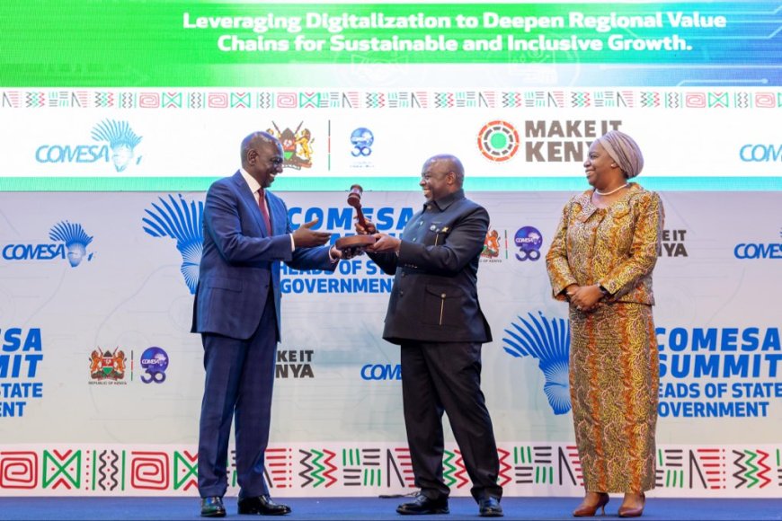 Ruto Takes Over COMESA Leadership, Launches Digital Trade Push and Strengthens Ties with Egypt