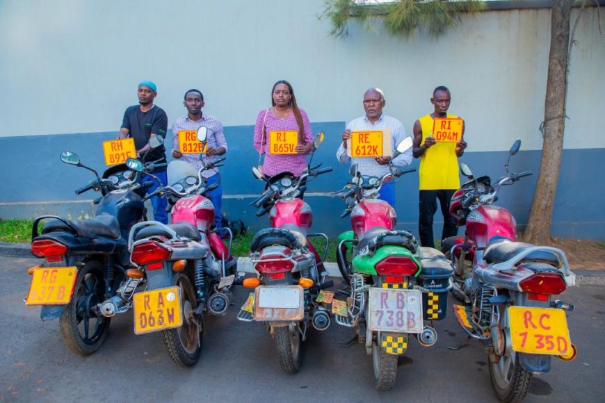 Kigali: Moto 16 zari zaribwe zimaze gusubizwa ba nyirazo
