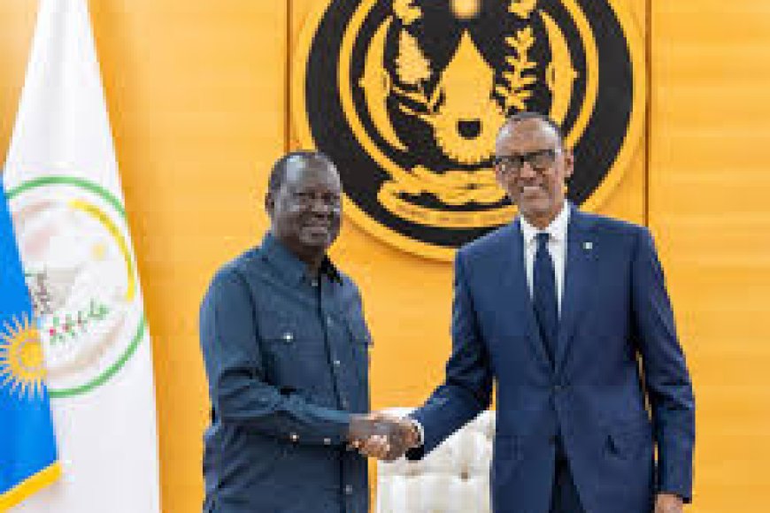 Perezida Kagame yihanganishije Kenya ku rupfu rwa Raila Odinga