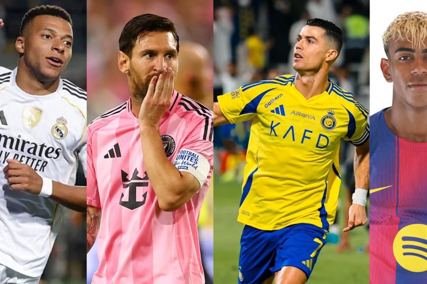 Ronaldo akubye Kabiri Messi! Akayabo k'amafaranga abakinnyi binjije muri 2025