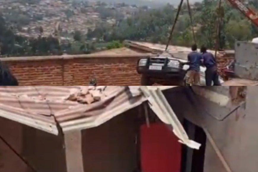 Gatenga: Imodoka yakoze impanuka igwa mu rugo rw’umuturage isanga umwana aho aryamye