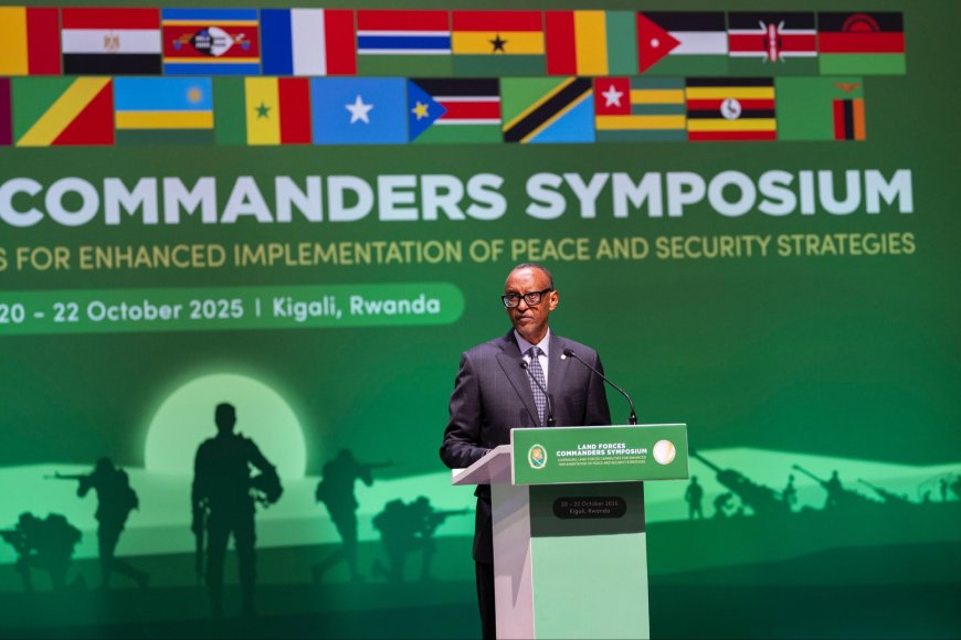 “We Cannot Expect Others to Carry the Responsibility for Africa’s Security”  President Kagame