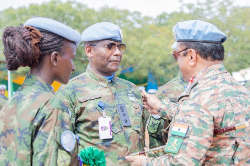 Rwandan Peacekeepers in South Sudan Decorated with Medals of Honor for Outstanding Service
