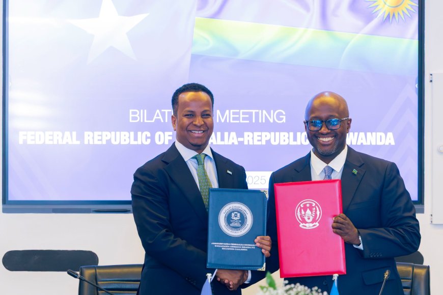 u Rwanda na Somalia basinye amasezerano y'ubufatanye
