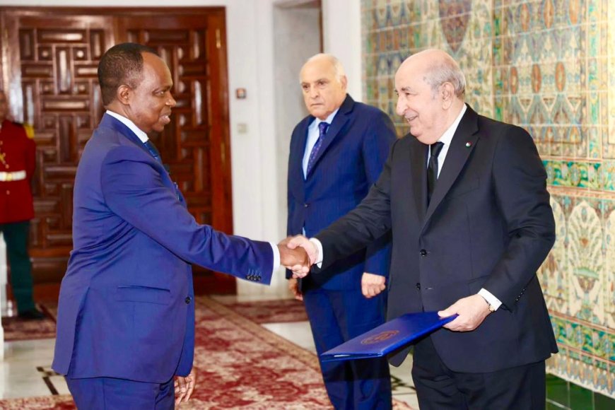 Amb. Vincent Karega Presents Credentials to Algerian President Abdelmadjid Tebboune
