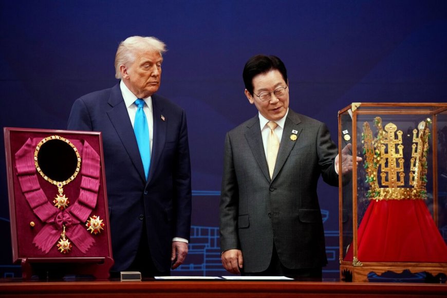 President Trump Has Arrived in South Korea, Awarded the Grand Order of Mugunghwa