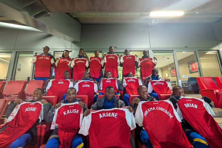 Abana 15 b’Abanyarwanda bari mu mahugurwa muri Arsenal FC
