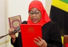 Samia Suluhu Receives 21-Gun Salute as Few Leaders Attend Dodoma Swearing-In