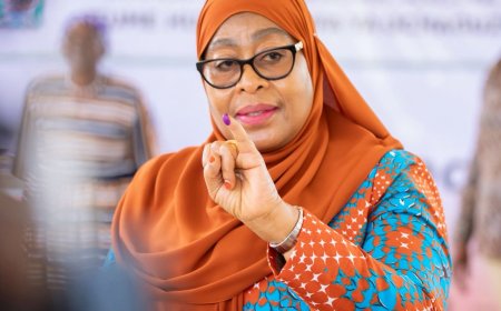 Samia Suluhu Hassan yatsinze Amatora y'umukuru w'igihugu ku majwi angana na 97.66%