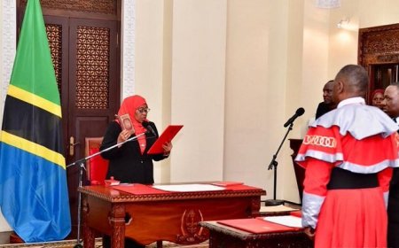 Samia Suluhu Hassan sworn in as Tanzania’s President