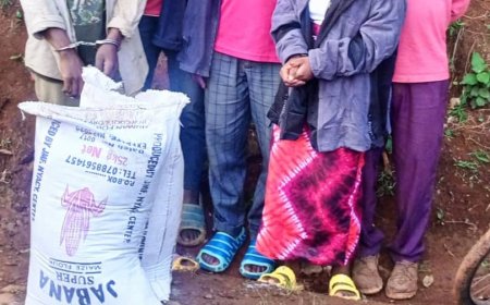 Nyamasheke: Abantu batanu bafunzwe bazira kwiba ibiribwa by’abanyeshuri