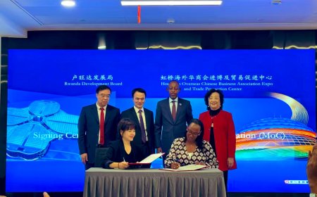 U Rwanda rwasinye amasezerano y’ishoramari n’ikigo gikomeye cy’u Bushinwa