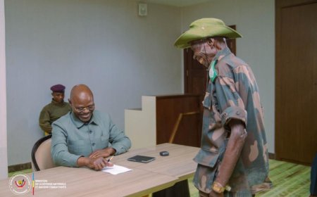 RDC: Aracyari umusirikare wa Leta ku myaka 102