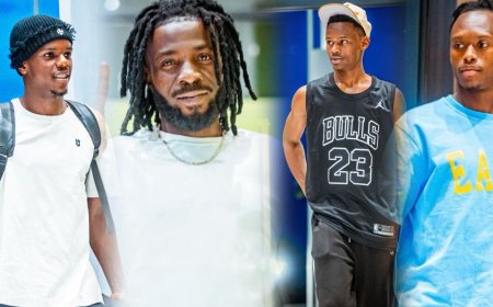 Abarimo Kwizera Olivier batangiye umwiherero w'ikipe y'igihugu [AMASHUSHO]