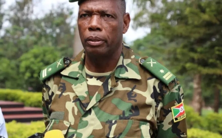 Général de brigade Gaspard Baratuza yinyuzemo ku ngabo zagose Minembwe 