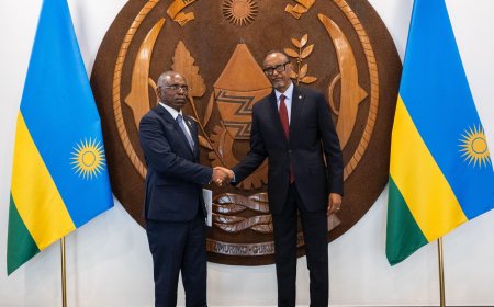 President Kagame Receives Message from Gabonese Head of State