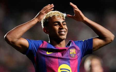 Lamine Yamal yatwaye igihembo ahigitse abarimo Vinicius Jr na Kylian Mbappé