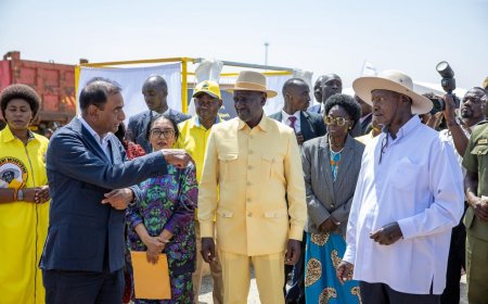 Presidents William Ruto and Kaguta Museveni Groundbreak Devki Steel Plant in Tororo