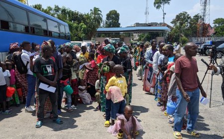 U Rwanda rwakiriye abanyarwanda 219 batahutse bavuye muri RDC