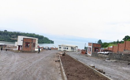 Imirimo yo kubaka icyambu cya Rusizi igeze kuri 97%