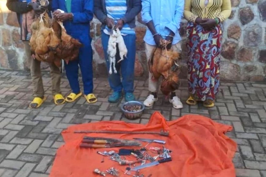 Kamonyi: Batandatu bafunzwe  bakekwaho kwitwaza intwaro gakondo bakiba abaturage