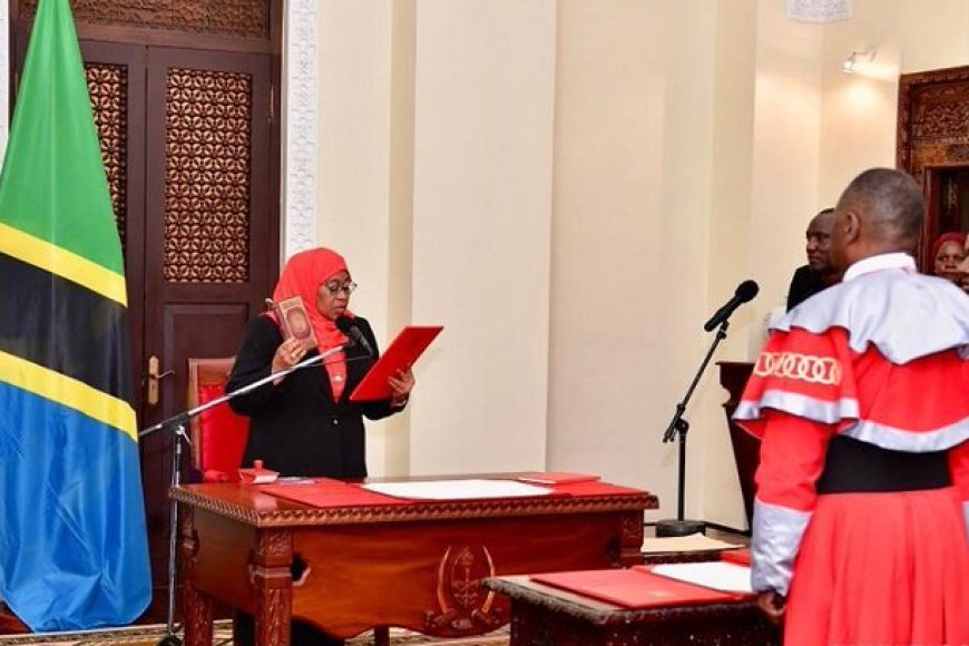 Samia Suluhu Hassan sworn in as Tanzania’s President